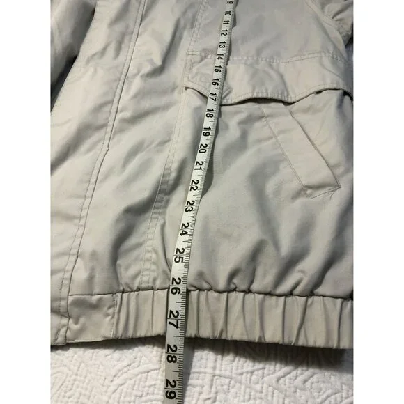 Vintage KnightsBridge  Bomber Jacket Lightweight Beige Mens L/G Casual - Picture 16 of 16